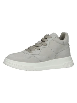 Tamaris Skórzane sneakersy w kolorze jasnoszarym rozmiar: 37
