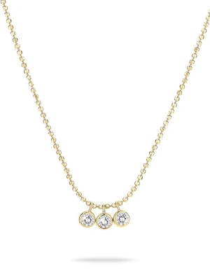 Tamaris Srebrny naszyjnik z elementami ozdobnymi - dł. 45 cm rozmiar: onesize