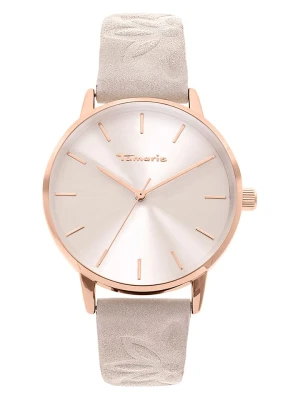 Tamaris Zegarek kwarcowy w kolorze różowozłoto-beżowo-białym rozmiar: onesize