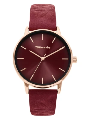 Tamaris Zegarek kwarcowy w kolorze różowozłoto-bordowym rozmiar: onesize
