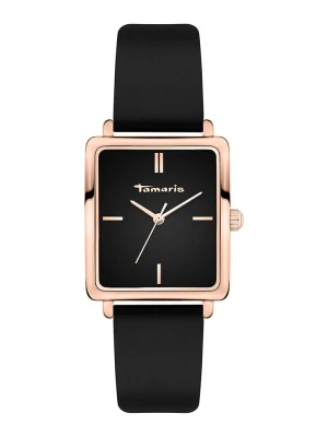 Tamaris Zegarek kwarcowy w kolorze różowozłoto-czarnym rozmiar: onesize