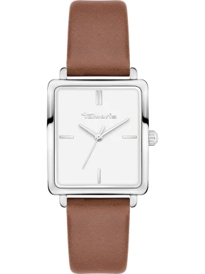 Tamaris Zegarek kwarcowy w kolorze srebrno-brązowo-białym rozmiar: onesize