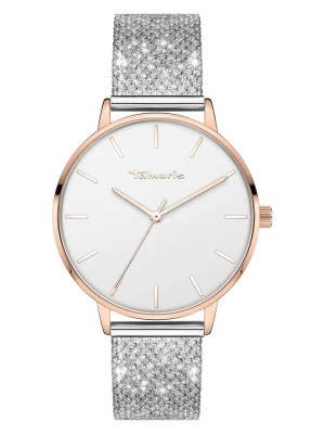 Tamaris Zegarek kwarcowy w kolorze srebrno-różowozłoto-białym rozmiar: onesize