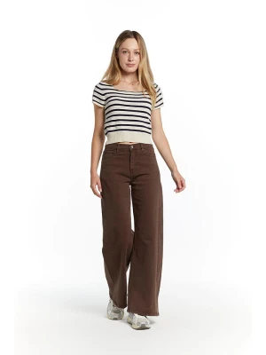 Tamba Dżinsy - Flared fit - w kolorze brązowym rozmiar: 40