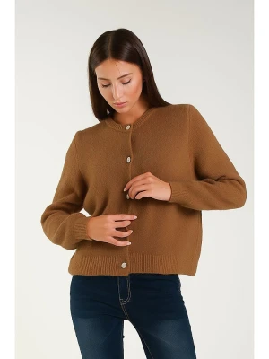 Tamba Kardigan w kolorze jasnobrązowym rozmiar: 36/38