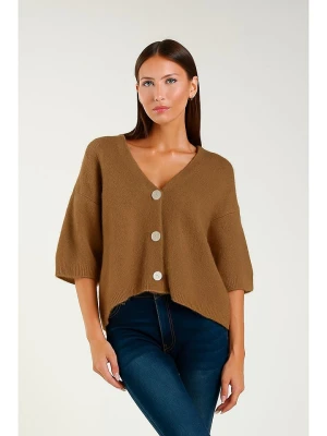 Tamba Kardigan w kolorze jasnobrązowym rozmiar: 36/38