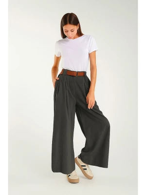 Tamba Kuloty w kolorze antracytowym ze sztruksu babycord rozmiar: 38/40