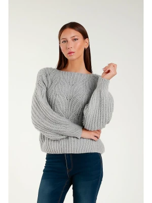 Tamba Sweter w kolorze szarym rozmiar: 40/42
