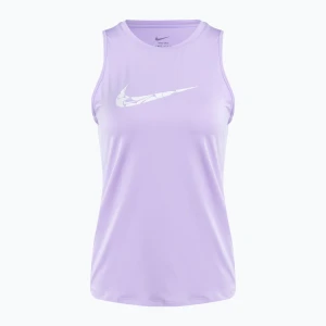 Tank top do biegania damski Nike One Graphic Tank lilac bloom/white