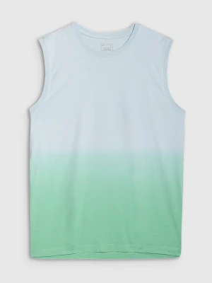 4F Tank top regular męski - zielony XL