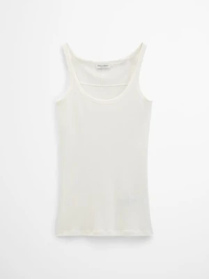 Tank top slim Marc O'Polo hnědá