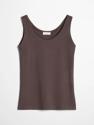 Tank top slim Marc O'Polo hnědá