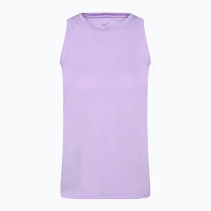 Tank top treningowy damski Nike One Classic Dri-Fit lilac bloom/black