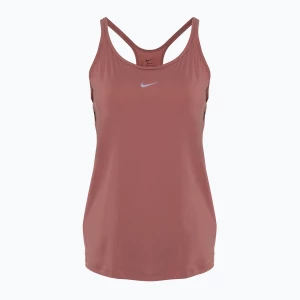 Tank top treningowy damski Nike One Classic Dri-Fit Strappy canyon pink/black