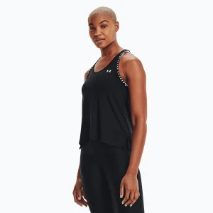 Tank top treningowy damski Under Armour Knockout Tank black/black/white