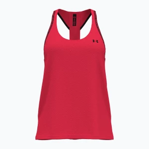 Tank top treningowy damski Under Armour Knockout Tank racer red/black