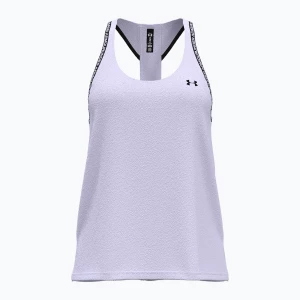 Tank top treningowy damski Under Armour Knockout Tank salt purple/white