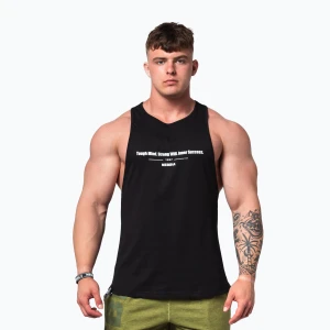 Tank top treningowy męski NEBBIA Flexin black