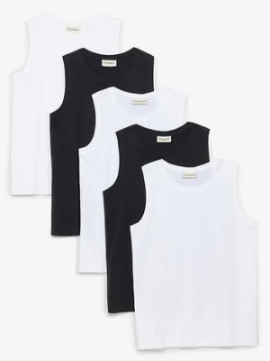 Tank top z bawełny organicznej (5 szt.) bonprix