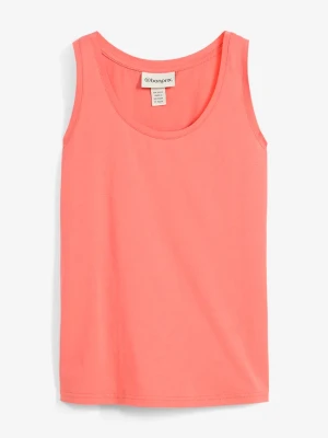 Tank top z dodatkiem jedwabiu BonPrix różowy
