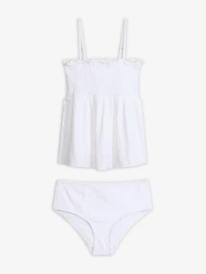 Tankini (2 części) BonPrix biały