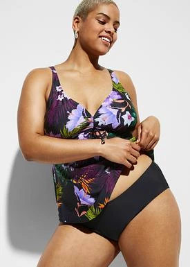 Tankini, dłuższy rozmiar (2 części) bonprix