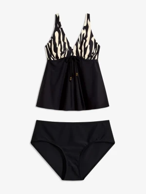 Tankini (komplet 2 cz.) BonPrix beżowy