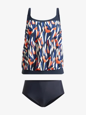 Tankini oversize (2 części) BonPrix niebieski