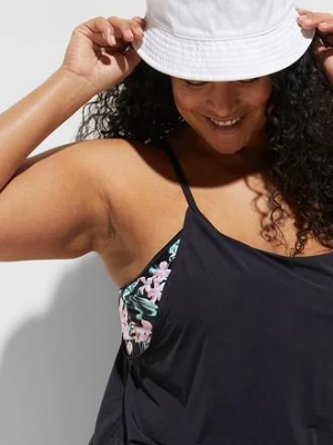 Tankini oversize (2 części) z efektem warstw bonprix
