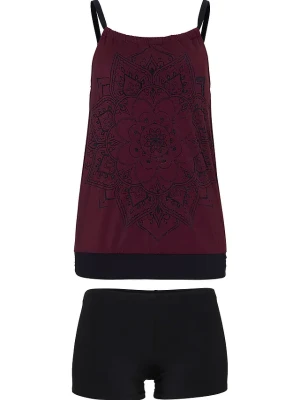 Tankini oversize (komplet 2 cz.) BonPrix fioletowy