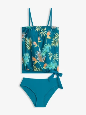 Tankini oversize (komplet 2-cz.) BonPrix niebieski