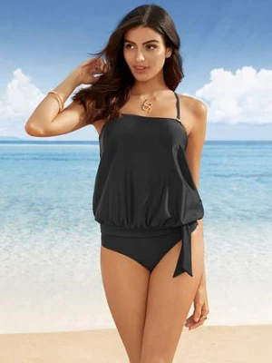 Tankini oversize z odpinanymi ramiączkami (komplet 2-cz.) bonprix