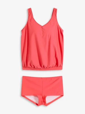 Tankini szybko schnące (2 części) BonPrix różowy