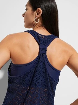 Tankini z koronki (komplet 2-cz.) bonprix