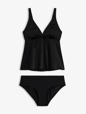 Tankini z regulowanymi ramiączkami (2 części) BonPrix czarny