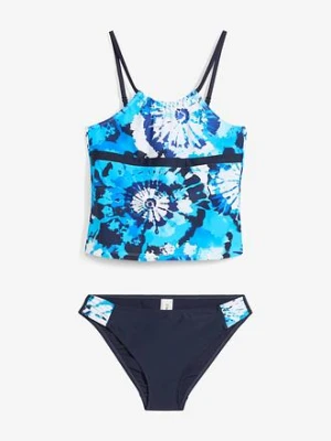 Tankini (zestaw 2 cz.) BonPrix niebieski