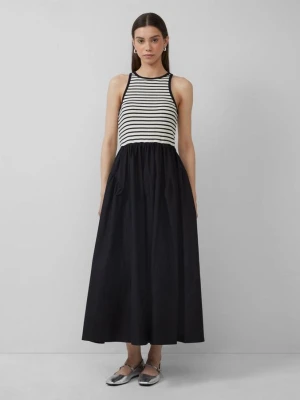 Tanktop-Kleid im Materialmix QS