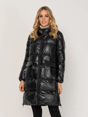 Tantra Dwustronna kurtka pikowana w kolorze czarnym rozmiar: M