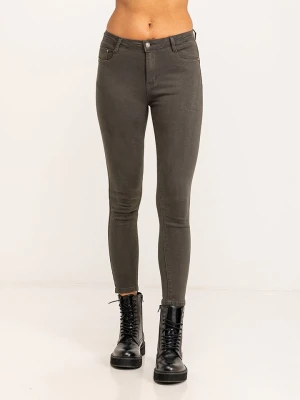Tantra Dżinsy - Skinny fit - w kolorze antracytowym rozmiar: M