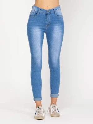Tantra Dżinsy - Slim fit - w kolorze błękitnym rozmiar: XL