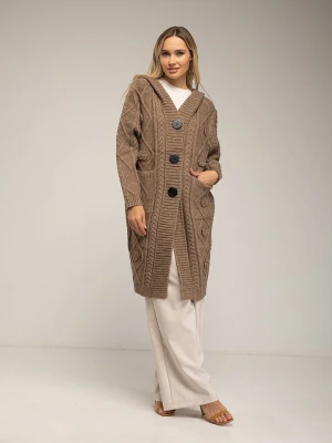 Tantra Kardigan w kolorze jasnobrązowym rozmiar: onesize