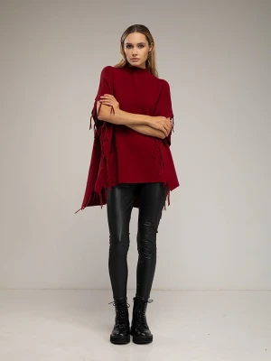 Tantra Ponczo w kolorze bordowym rozmiar: onesize