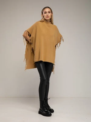 Tantra Ponczo w kolorze musztardowym rozmiar: onesize