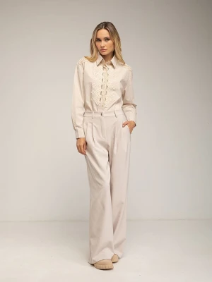 Tantra Spodnie w kolorze beżowym rozmiar: S