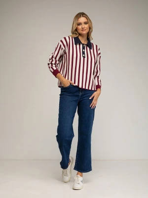 Tantra Sweter w kolorze kremowo-bordowym rozmiar: onesize