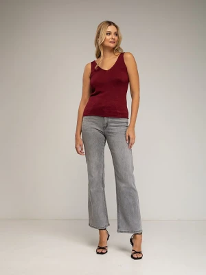 Tantra Top w kolorze bordowym rozmiar: S