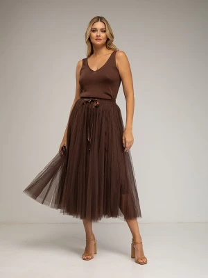 Tantra Top w kolorze brązowym rozmiar: S