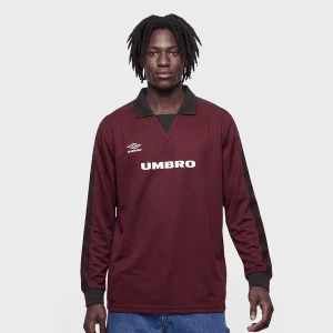Taped Longsleeve Jersey Umbro czerwony