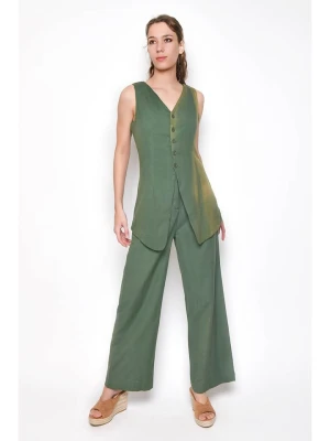 Tarifa 2-częściowy zestaw w kolorze ciemnozielonym rozmiar: S