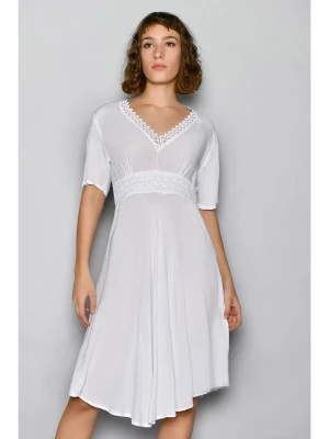 Tarifa Sukienka w kolorze białym rozmiar: L